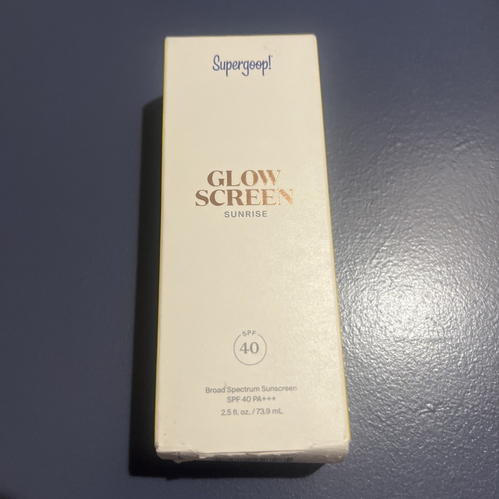 Supergoop! Glowscreen SPF 40 Sunscreen Sunrise 2.5 Oz - Exp 04/2027 Sealed